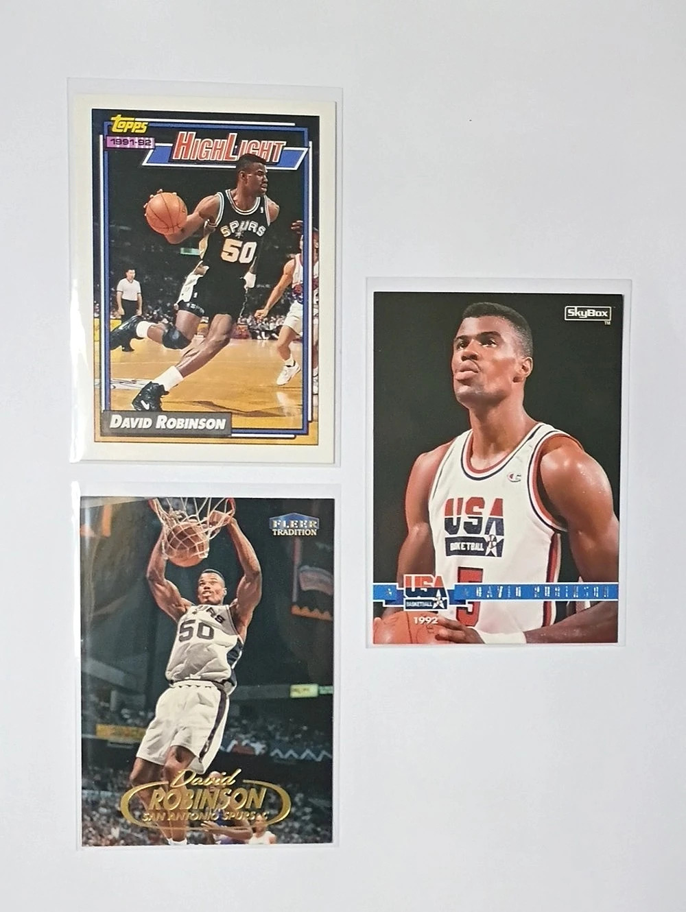 Topps David Robinson basketball card lot Basketball Card Lot